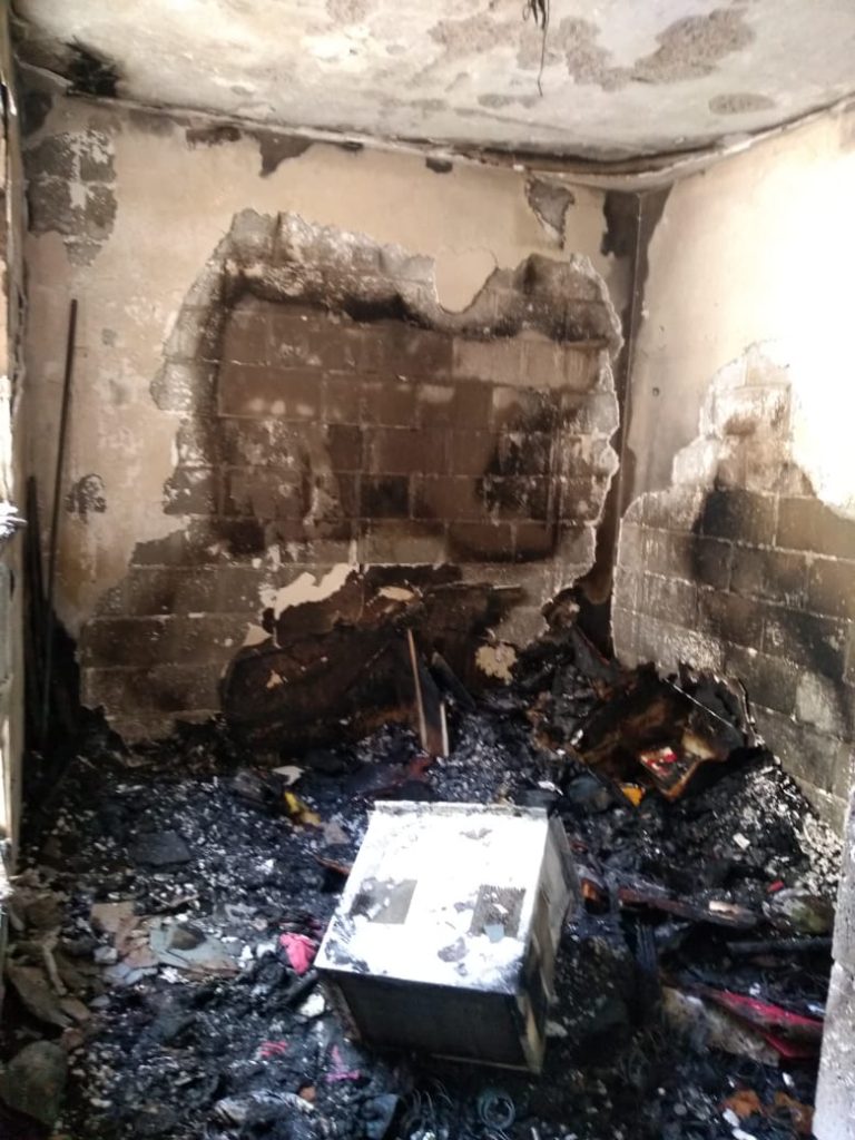 Corrente de solidariedade para ajudar vítima de incêndio na Serra