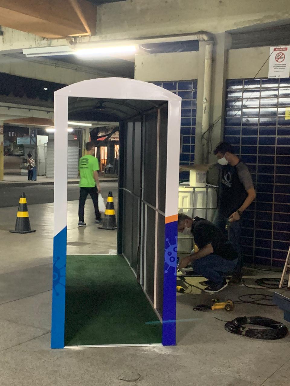 Serra terá sete túneis de desinfecção da Covid-19; instalações começam nesta quinta (7)