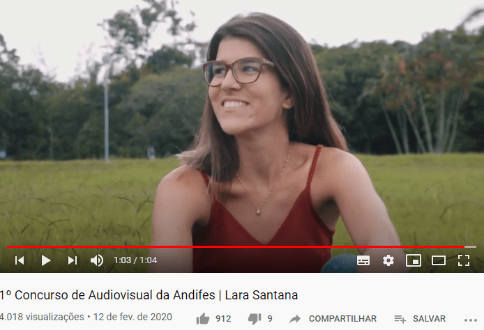 Alta concorrência: capixaba é vice-campeã de concurso audiovisual em todo país