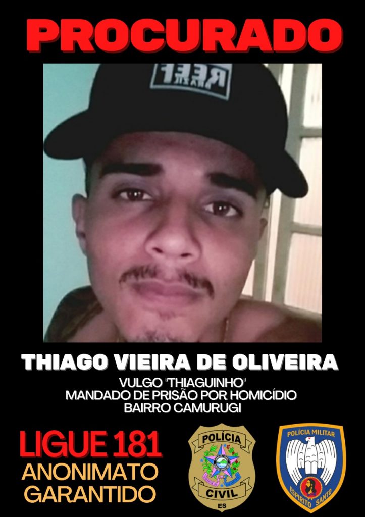 Lista dos cinco criminosos mais procurados de Guarapari é divulgada Lista dos cinco criminosos mais procurados de Guarapari é divulgada