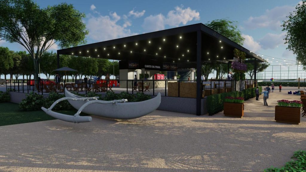 Jardim Camburi ganha beach bar para família