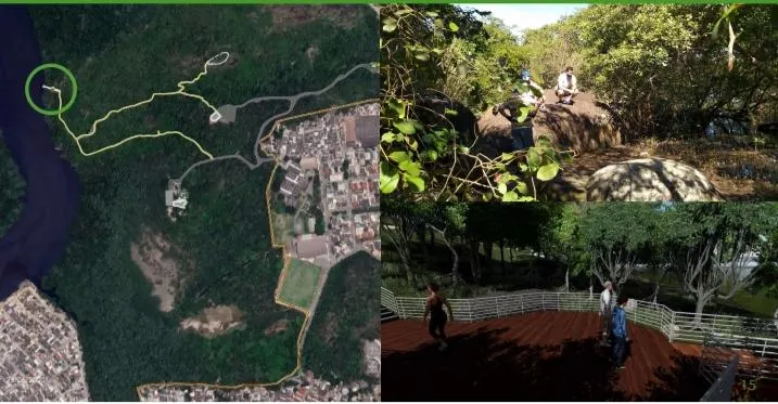 Parque do Morro da Manteigueira terá deck, mirante, píer, bicicletário e trilhas