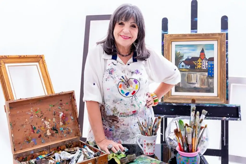 Artista capixaba referência na arte Naif
