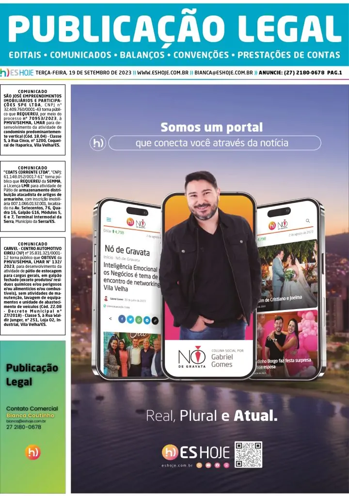 Publicação Legal 19/09/2023
