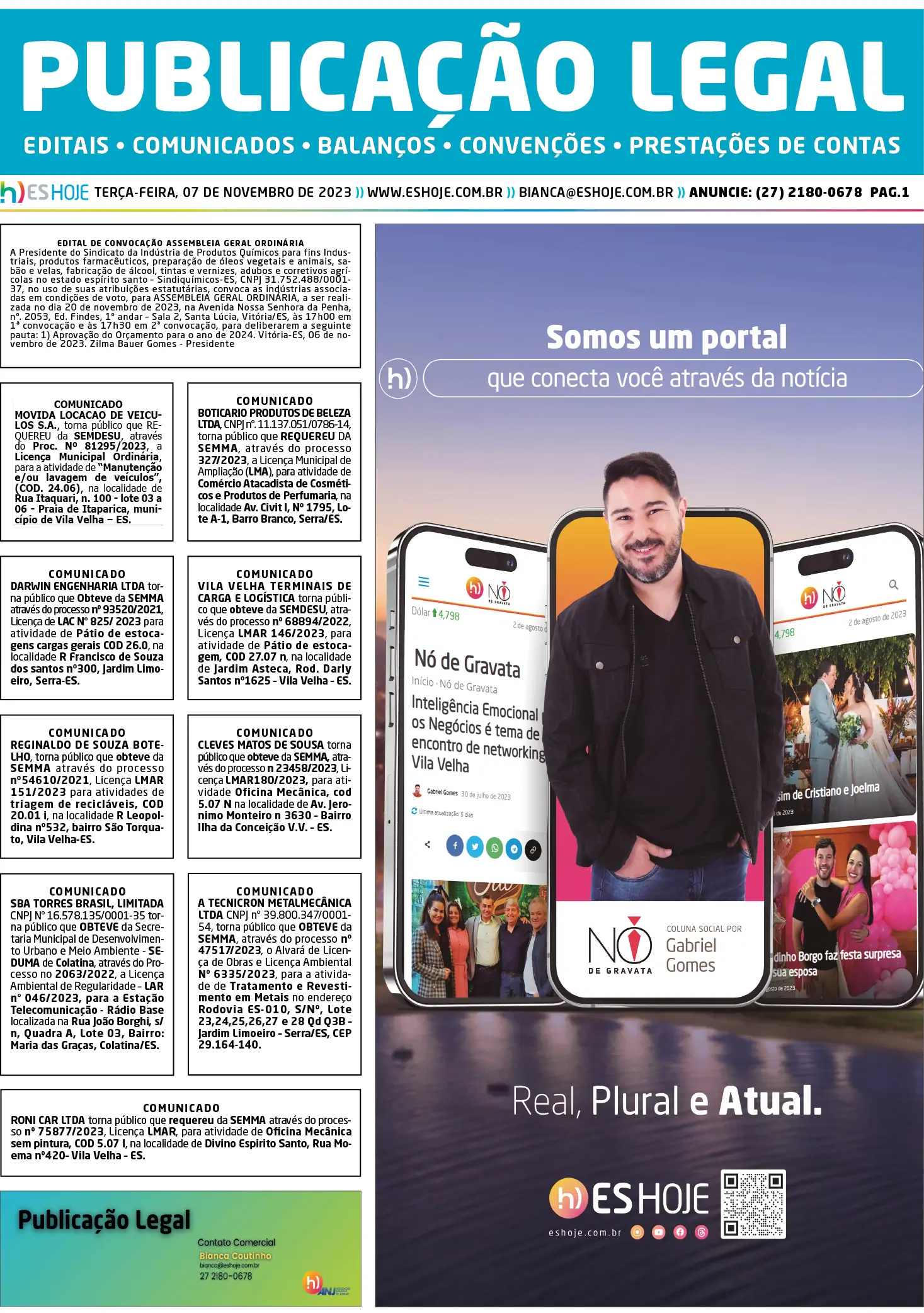 Publicação Legal 07/11/2023