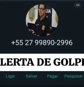 Delegado-chefe da PC do Espírito Santo é vítima de golpe de celular