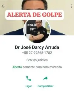 Delegado-chefe da PC do Espírito Santo é vítima de golpe de celular