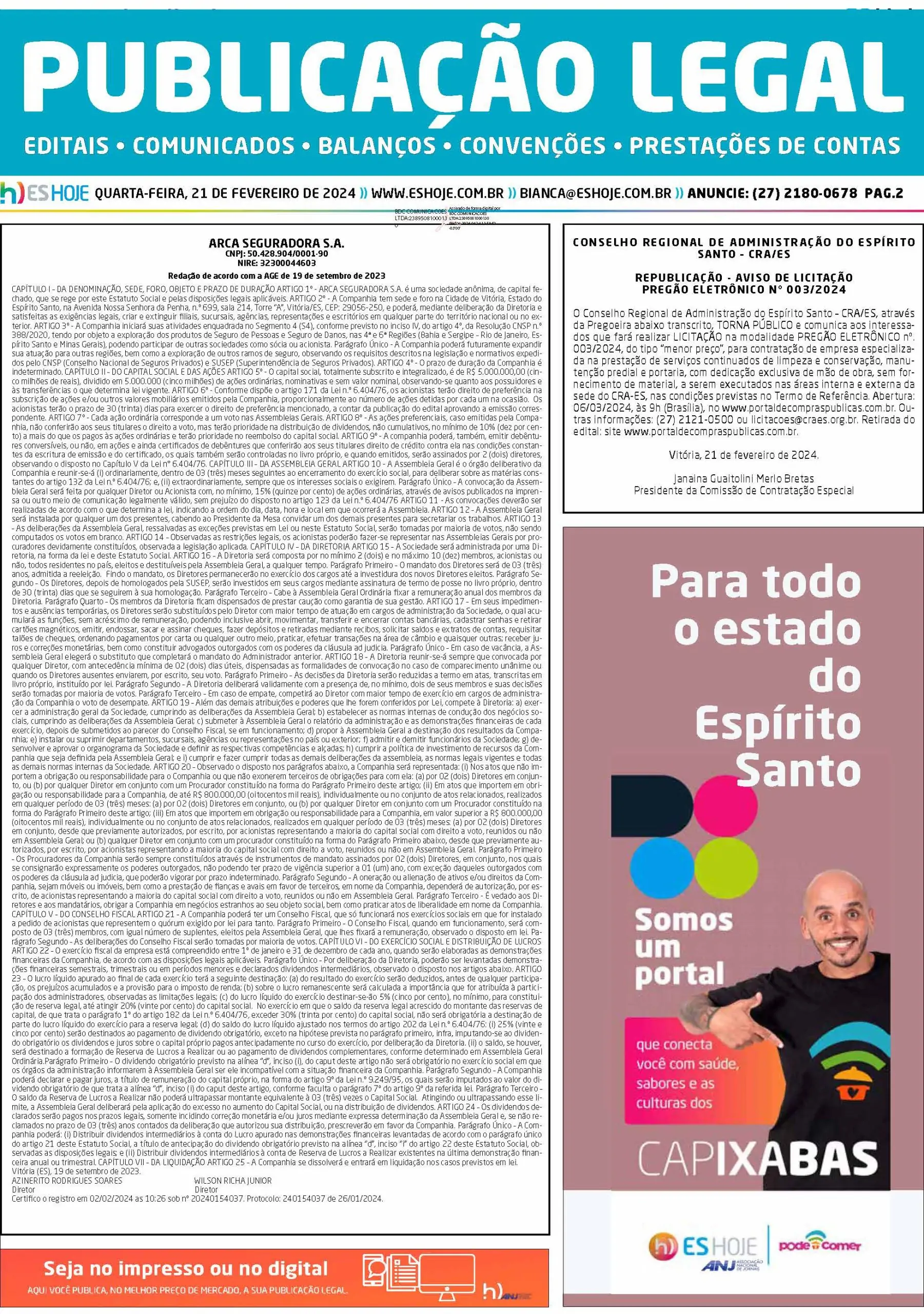Publicação Legal 21/02/2024