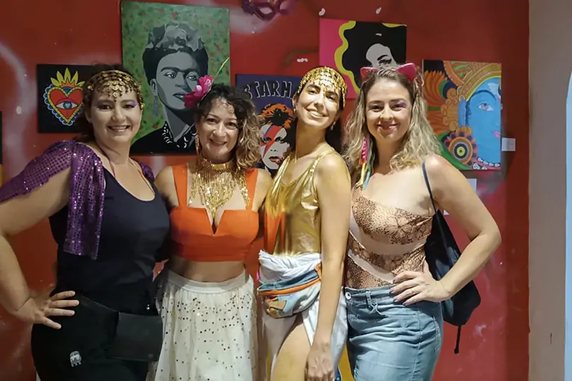 A folia dos capixabas amigos da coluna