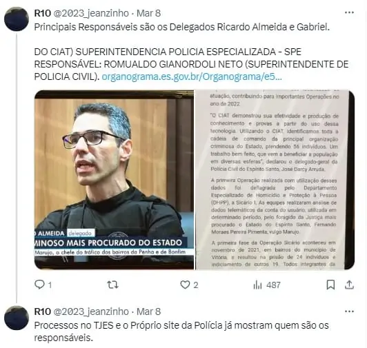 Marujo: com menção ao PCV, jovem usava redes sociais para ameaçar policiais Marujo: com menção ao PCV, jovem usava redes sociais para ameaçar policiais