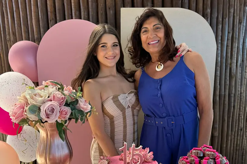 Anna Luisa celebra seus 15 anos