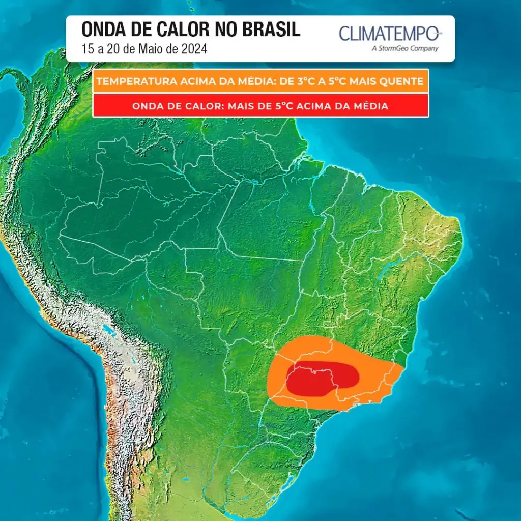 ES terá temperaturas 5ºC mais altas até 20 de maio