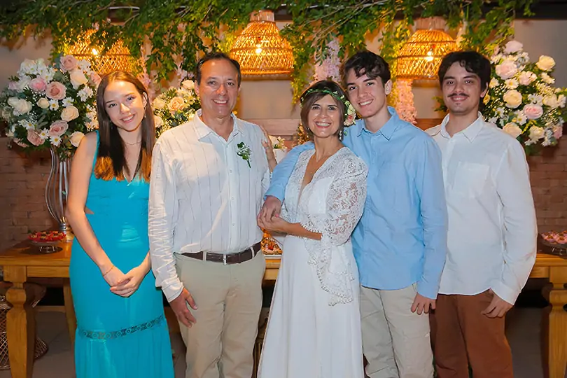 Kelly e Daniel celebram 25 anos de casados