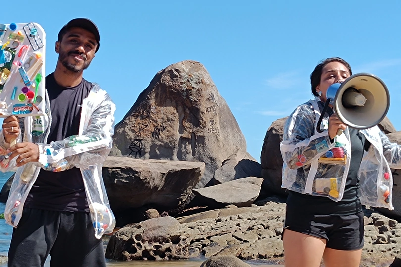 Conscientização ambiental divertida em praias Conscientização ambiental divertida em praias