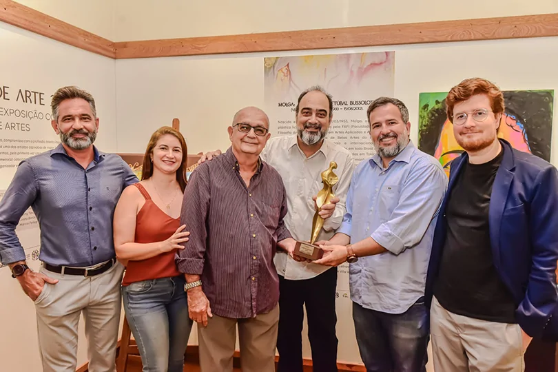 Cerimônia de entrega do Prêmio Molga de Arte 2025, em Vila Velha