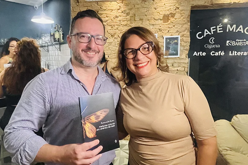 Escritor Anaximandro Amorim recebe convidado em noite literária no Centro