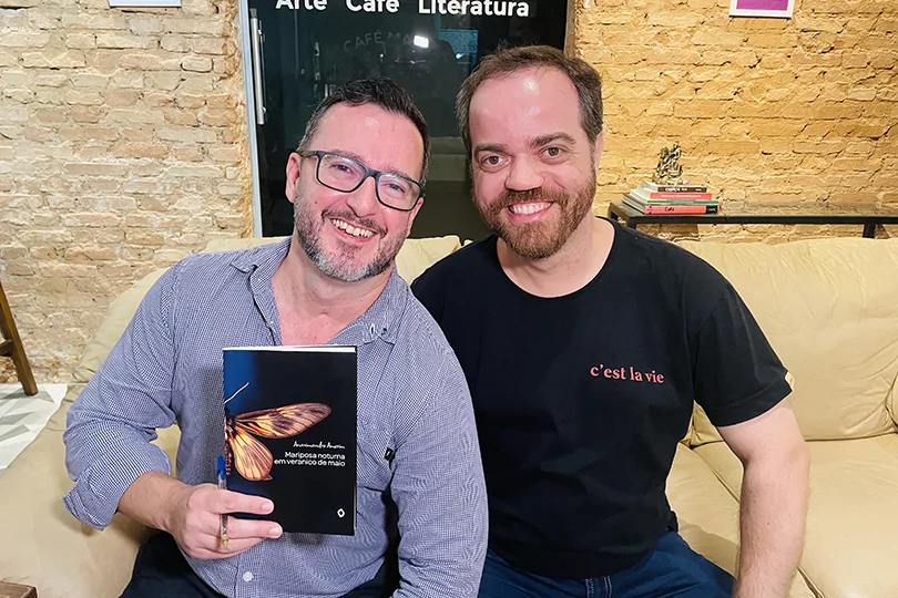 Escritor Anaximandro Amorim recebe convidado em noite literária no Centro