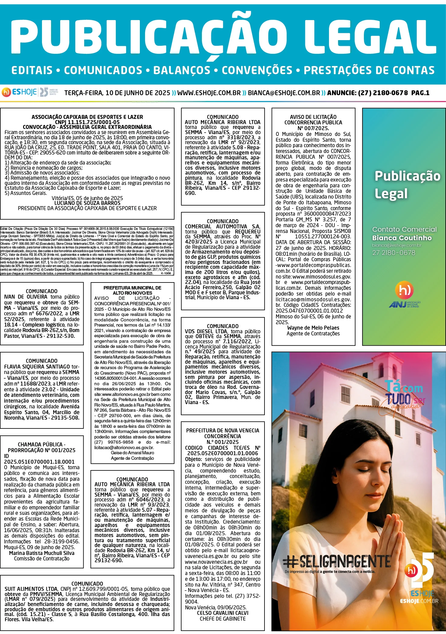 Publicação Legal 10/06/2025
