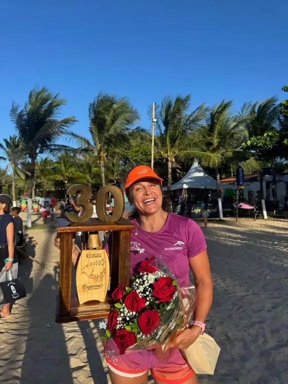 Neymara Carvalho é vice-campeã da segunda etapa do Circuito Cearense de Bodyboarding