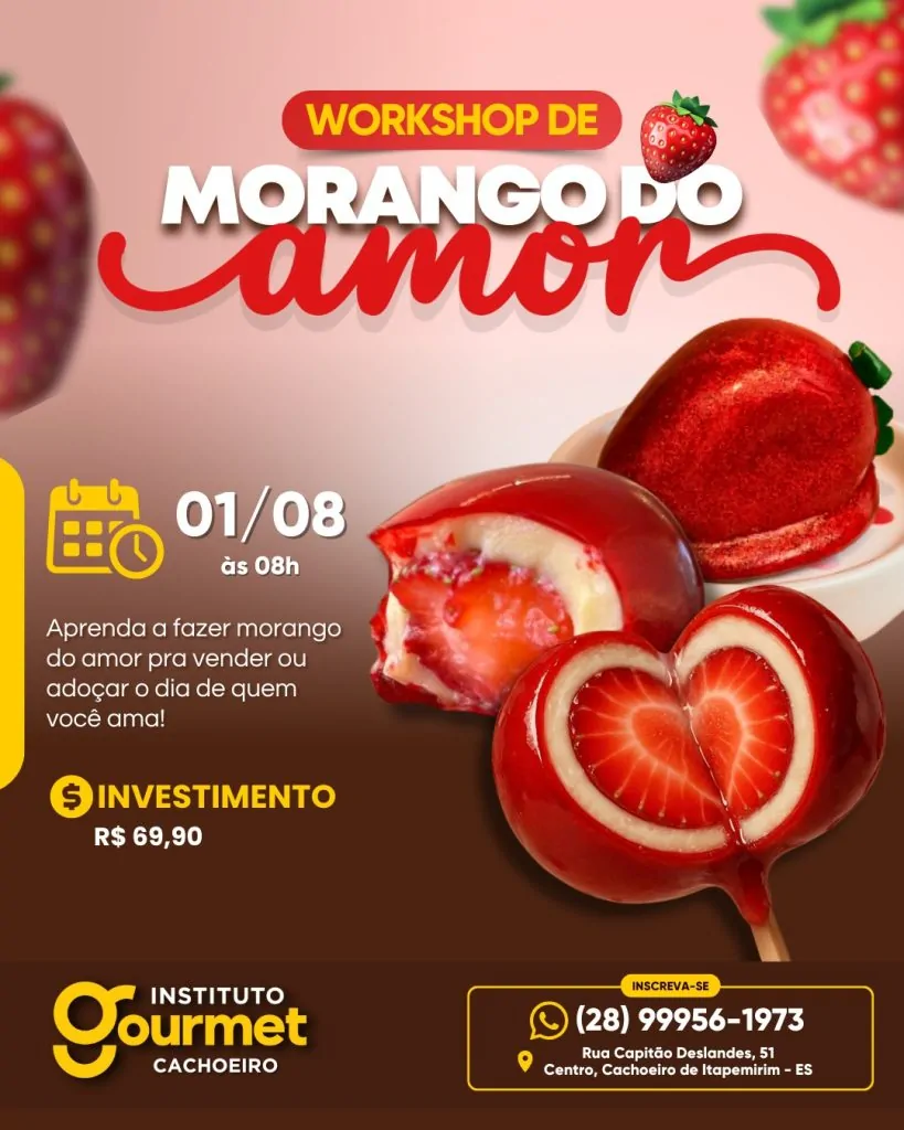 Morango do amor, a sensação do momento Morango do amor, a sensação do momento