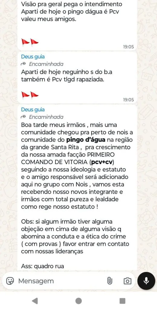 Ataque com mortes em VV foi ordenado por líderes do tráfico