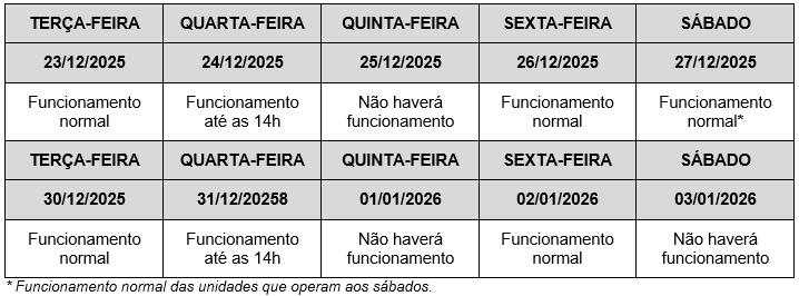Correios não terão atendimento presencial no Natal e no Ano-Novo