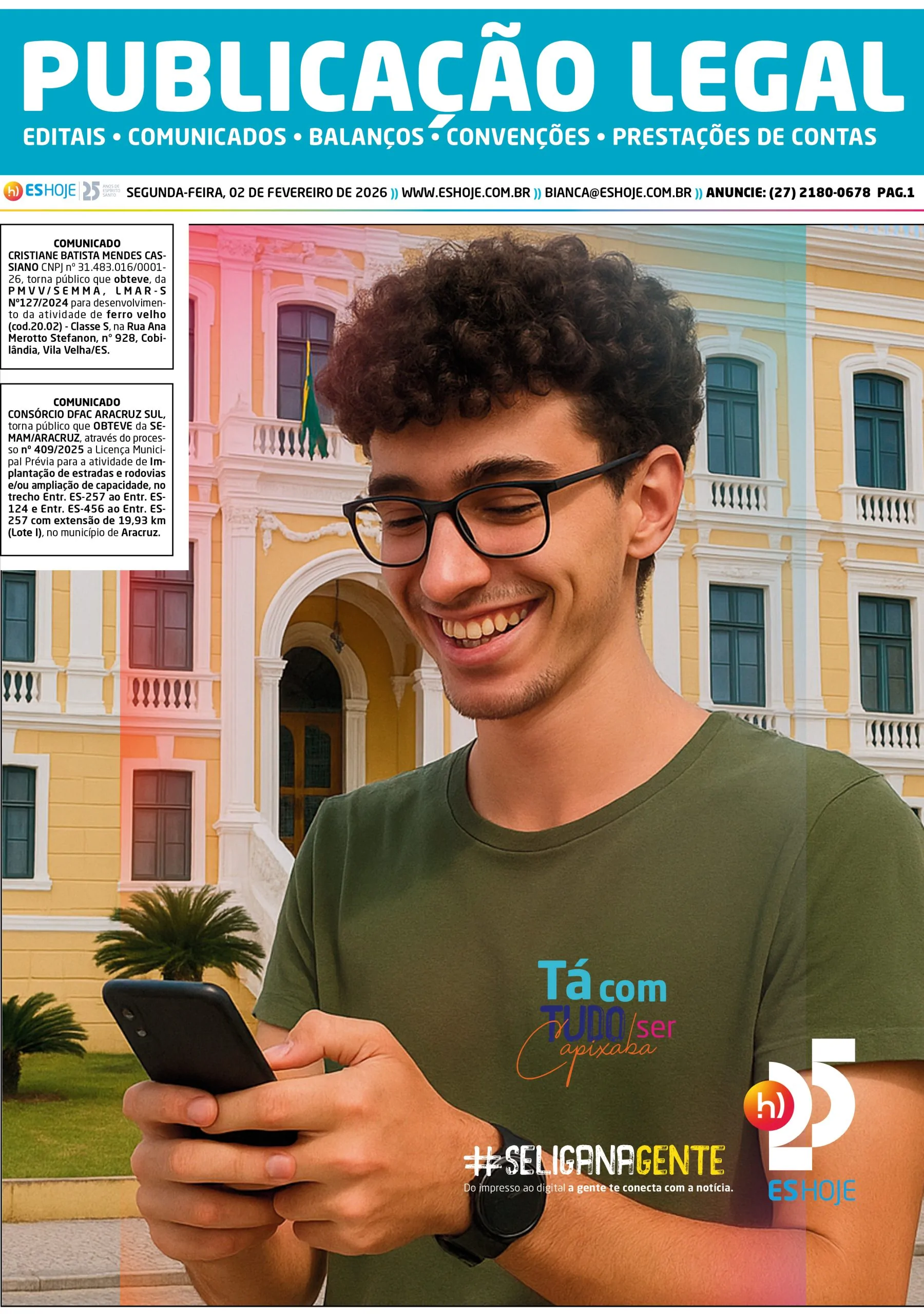 Publicação Legal 02/02/2026