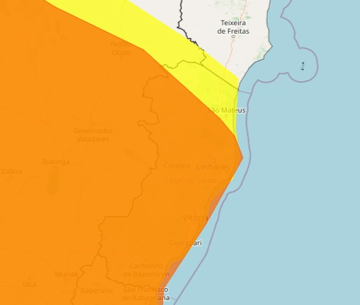 ES tem previsão de calor e chuva no fim de semana