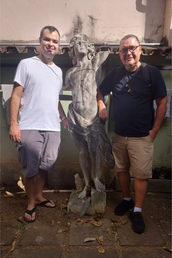 Perdida há 50 anos, escultura do deus Hermes voltará ao Centro de Vitória
