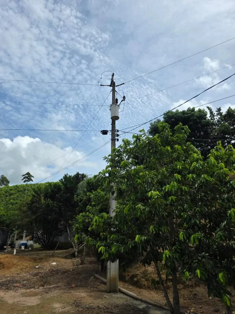 Duas pessoas são flagradas furtando energia no interior do ES Duas pessoas são flagradas furtando energia no interior do ES