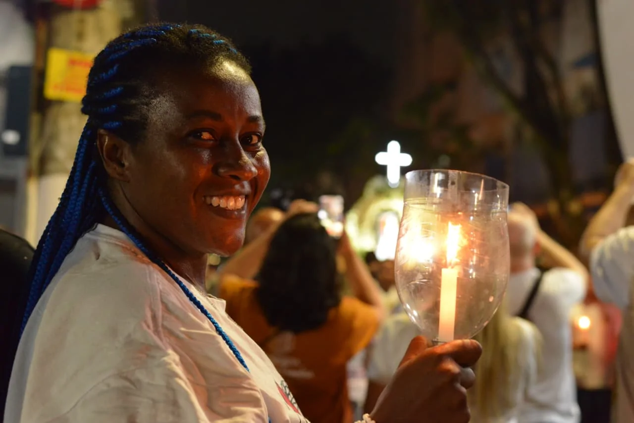FOTOS | Romaria dos Homens reúne multidão e emociona fiéis