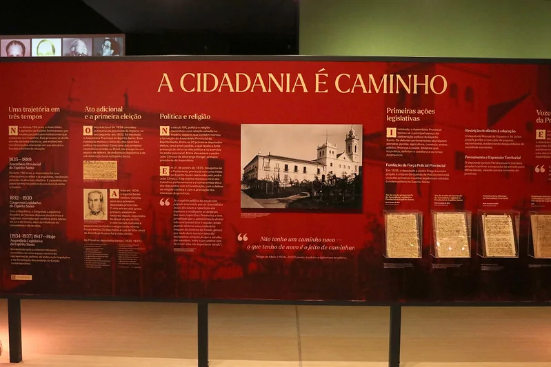 Mostra resgata a história do Espírito Santo e do próprio Parlamento estadual