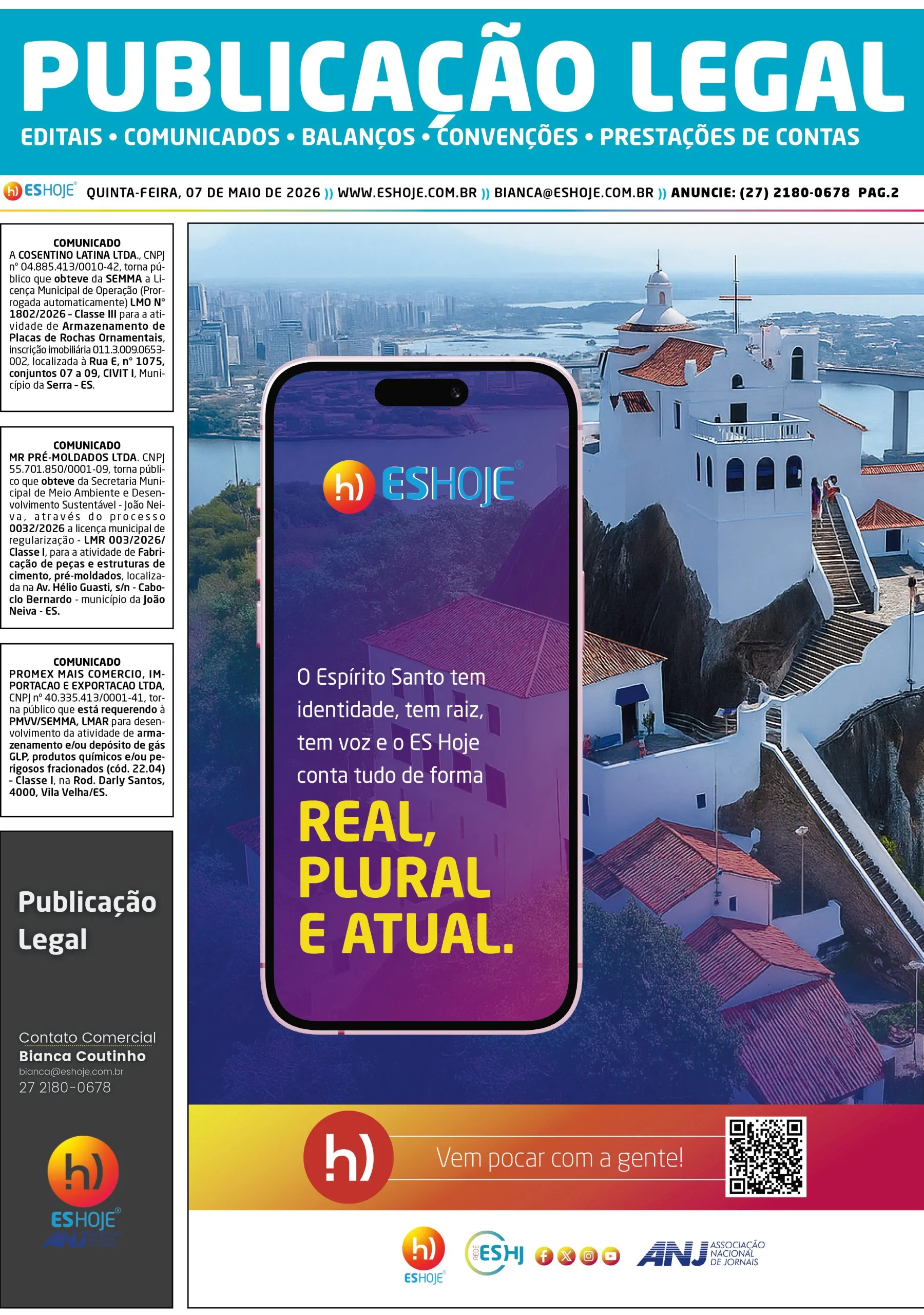 Publicação Legal 07/05/2026