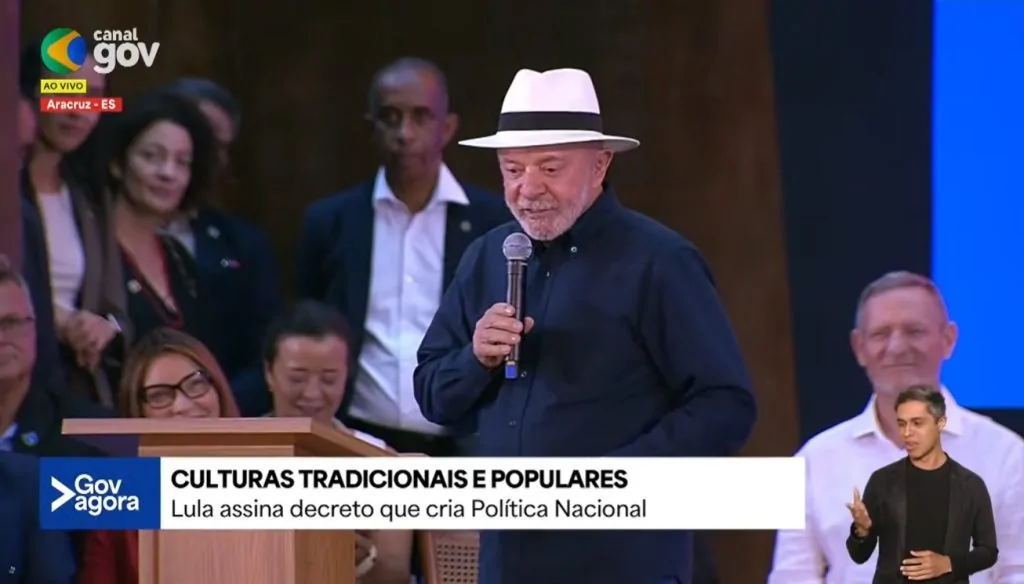 Em Aracruz Lula diz que a cultura brasileira tem Rouanet e não Lei Daniel Vorcaro