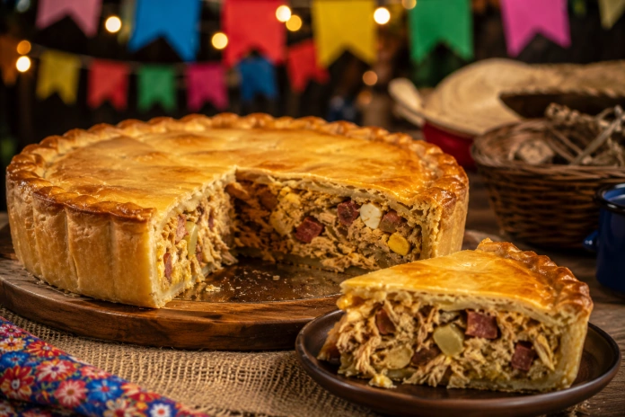 empadão goiano faz parte da festa junina em Goiás