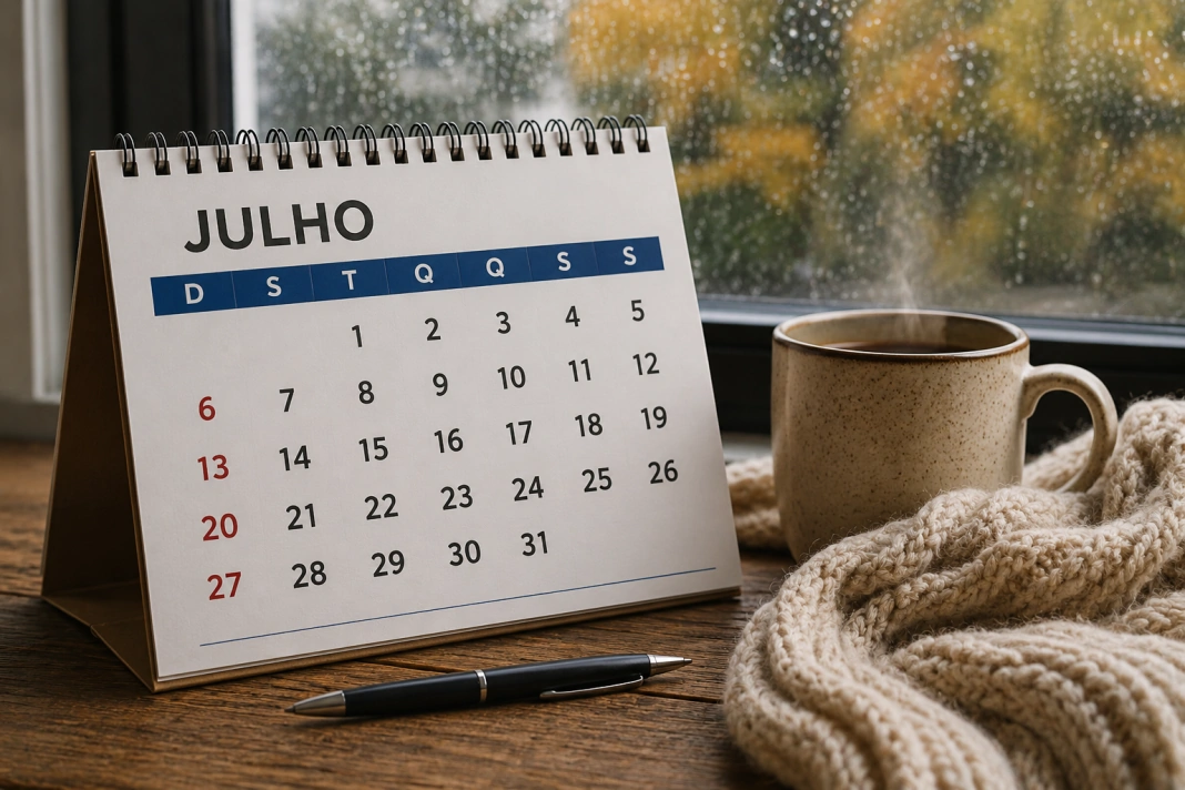 calendário de julho não tem feriados no Espírito Santo