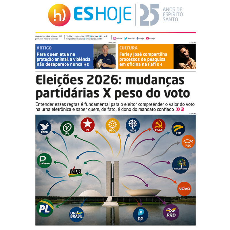Edição 11/06: Eleições 2026: mudanças partidárias X peso do voto
