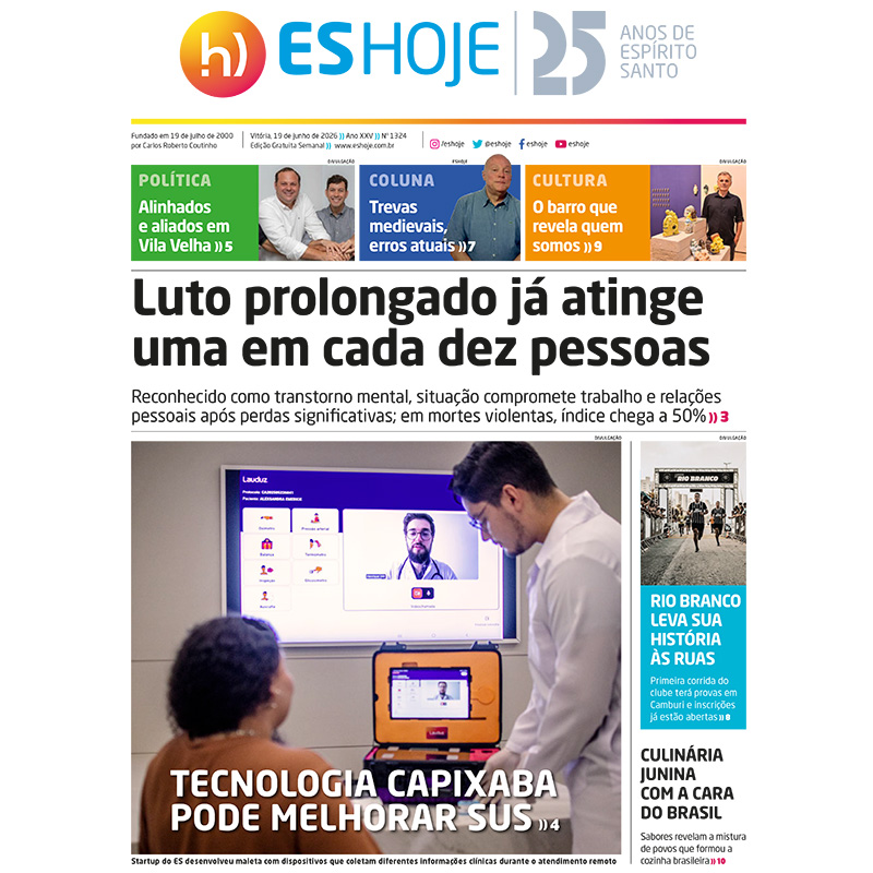 ES Hoje 19/06: Luto prolongado já atinge uma em cada dez pessoas