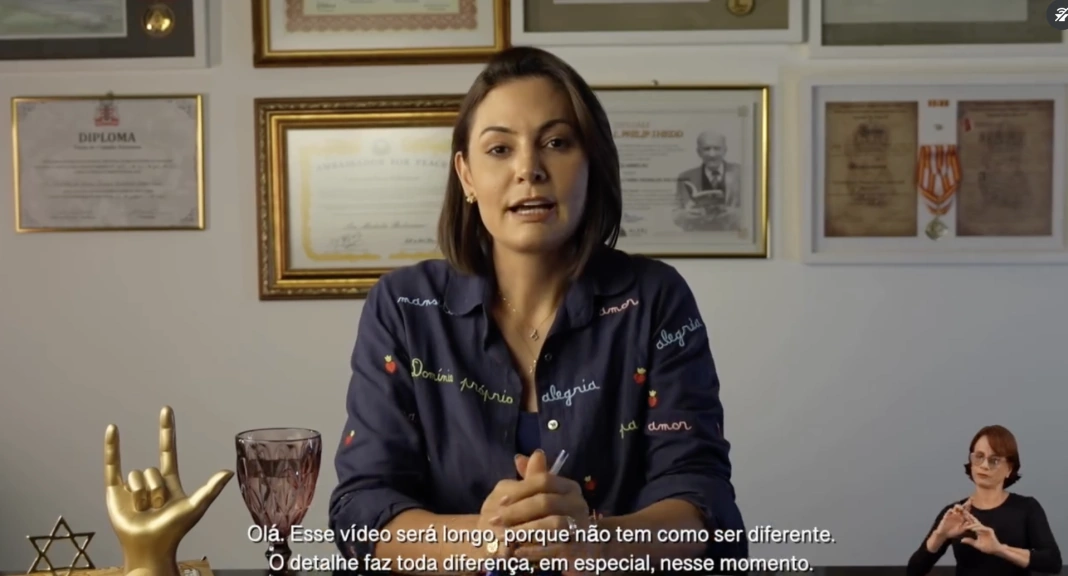 PRINT VIDEO MICHELE BOLSONARO
