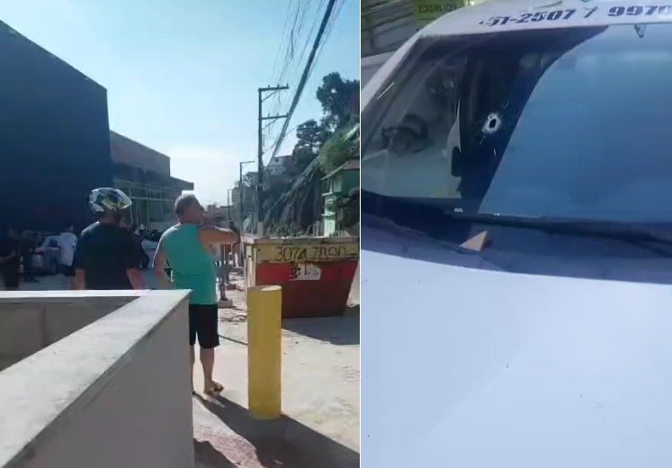 Trabalhador é baleado em obra de supermercado em Vitória