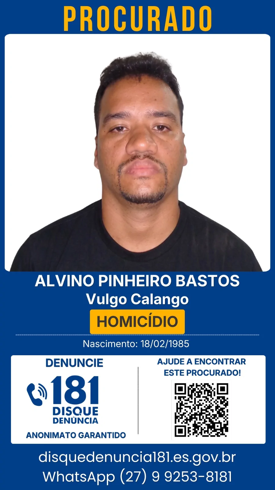 Grande Vitória tem 34 foragidos; veja como denunciar