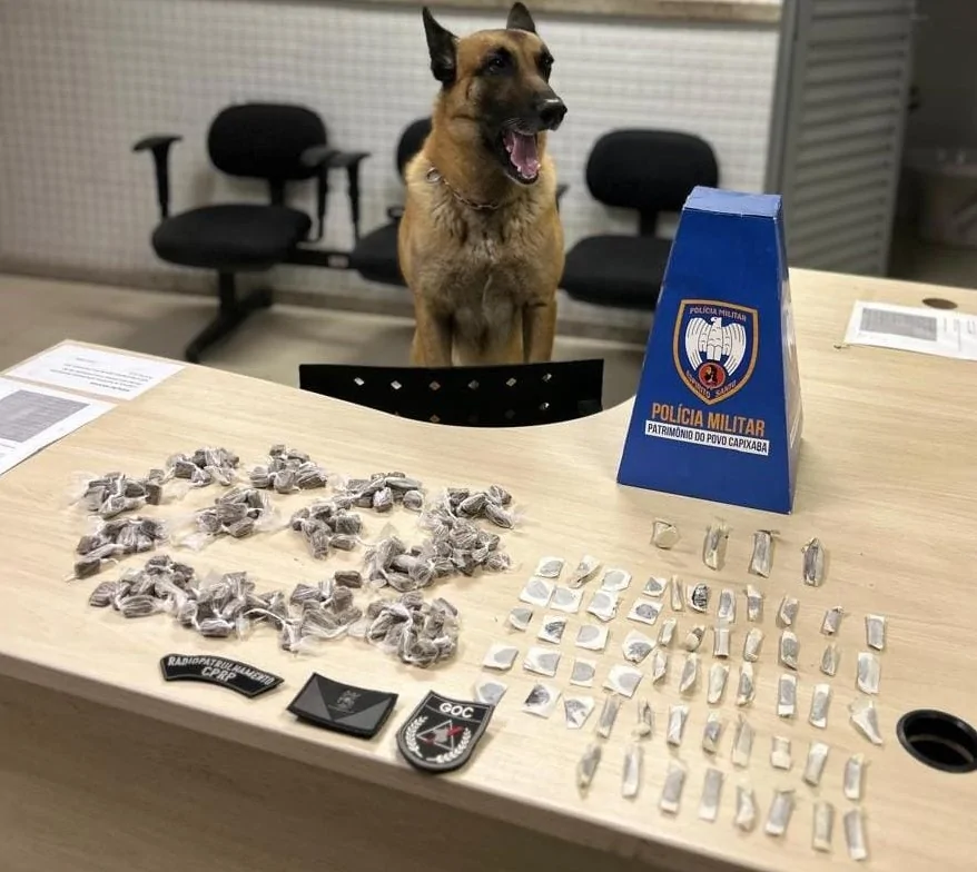 Guarda e PM prendem 3 suspeitos de tráfico em Cariacica Guarda e PM prendem três suspeitos de tráfico em Cariacica