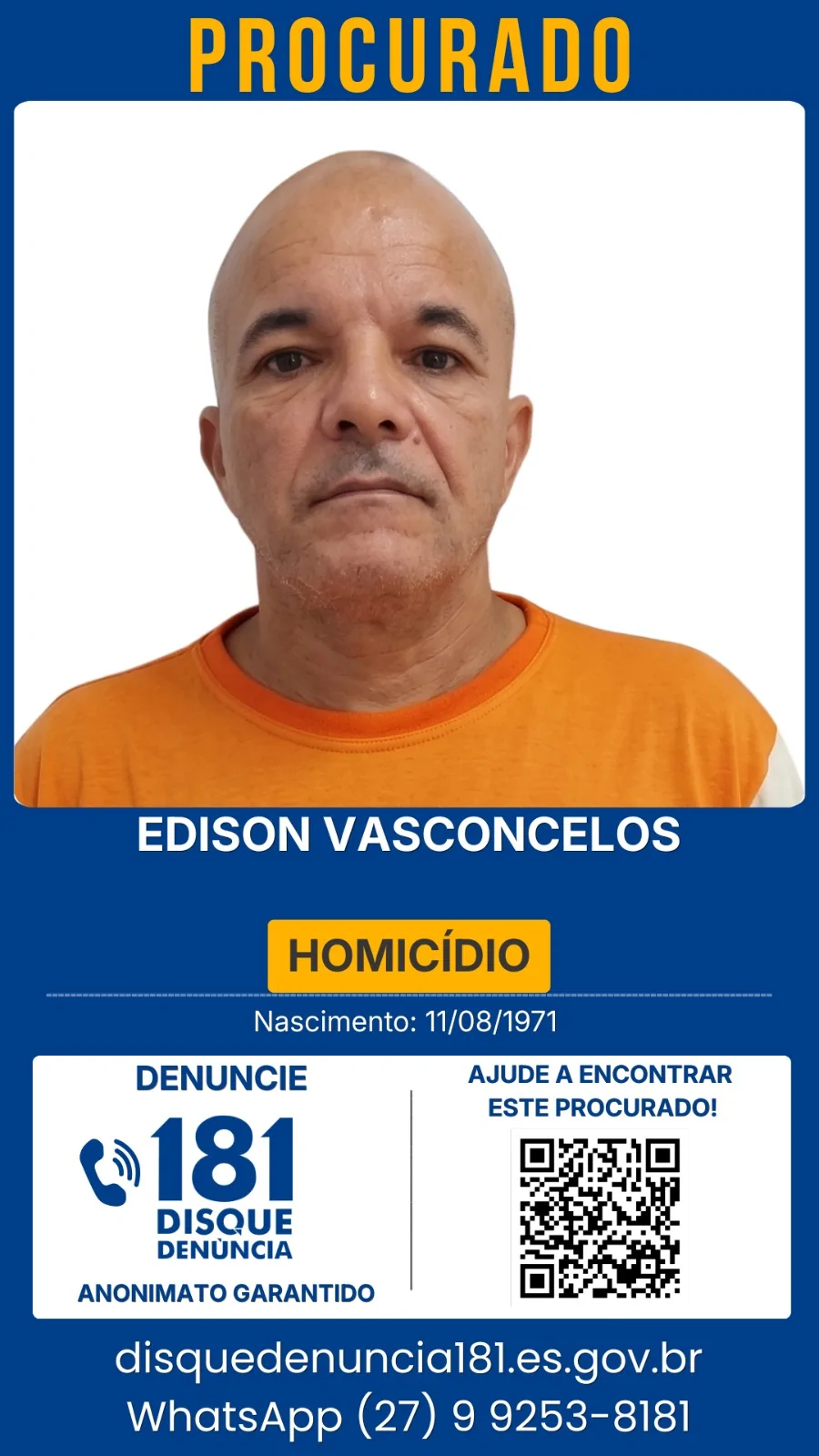 Grande Vitória tem 34 foragidos; veja como denunciar