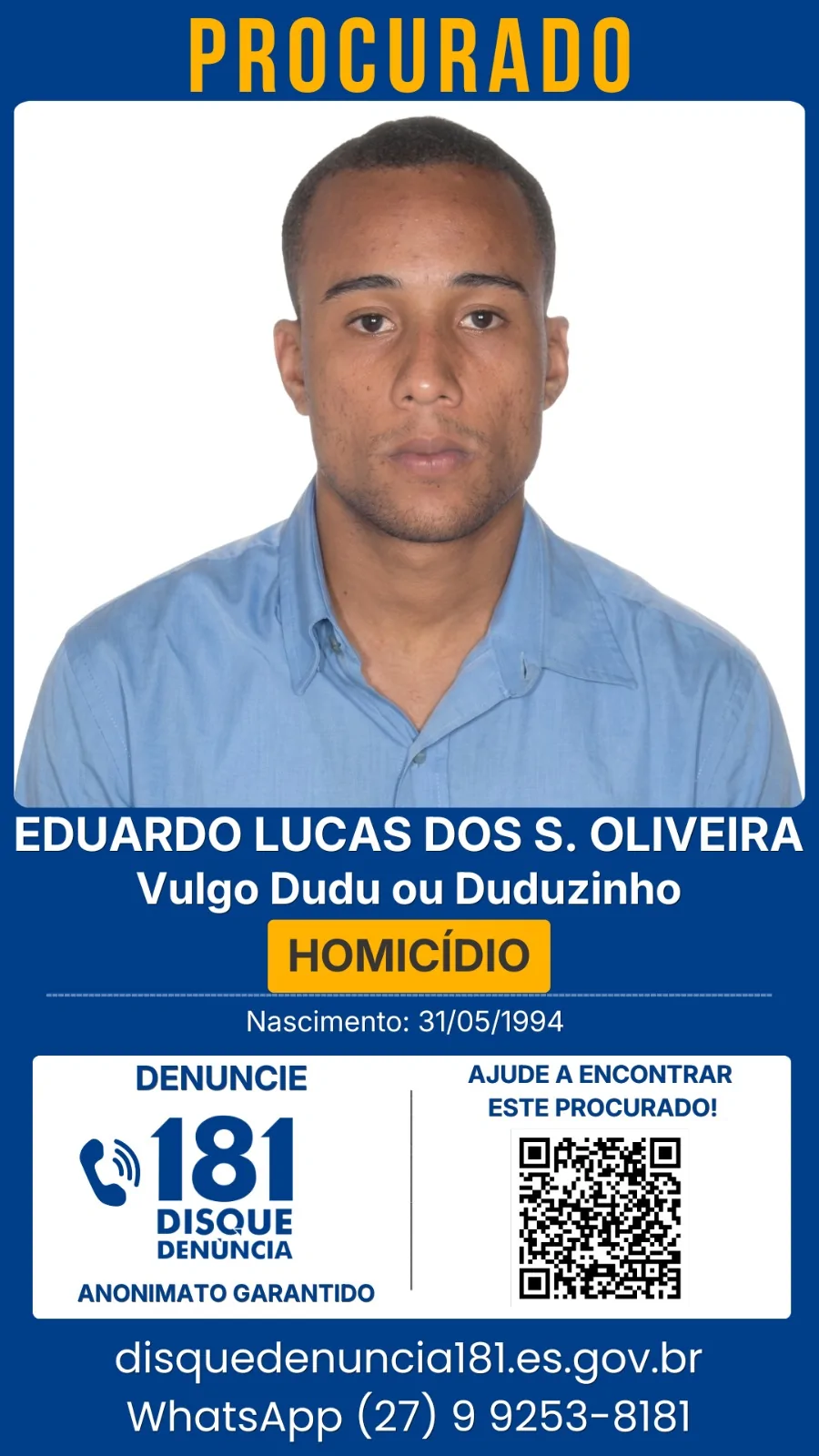 Grande Vitória tem 34 foragidos; veja como denunciar