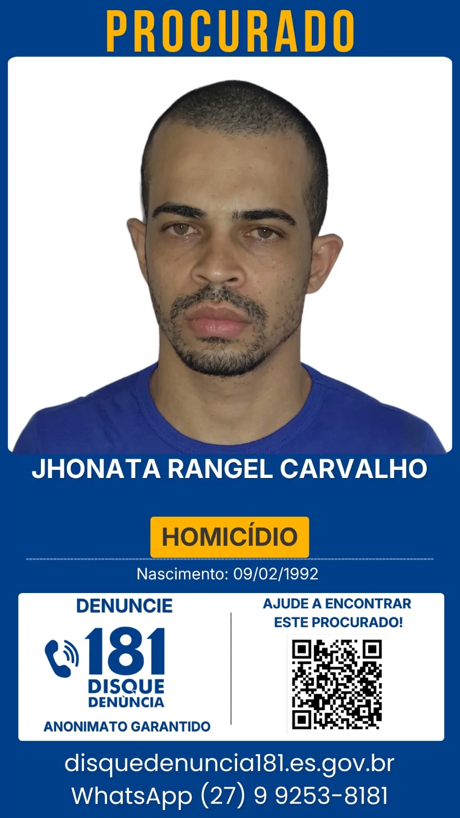 Grande Vitória tem 34 foragidos; veja como denunciar