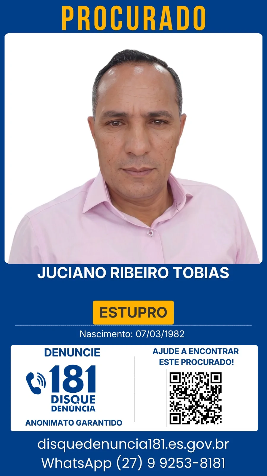 Grande Vitória tem 34 foragidos; veja como denunciar