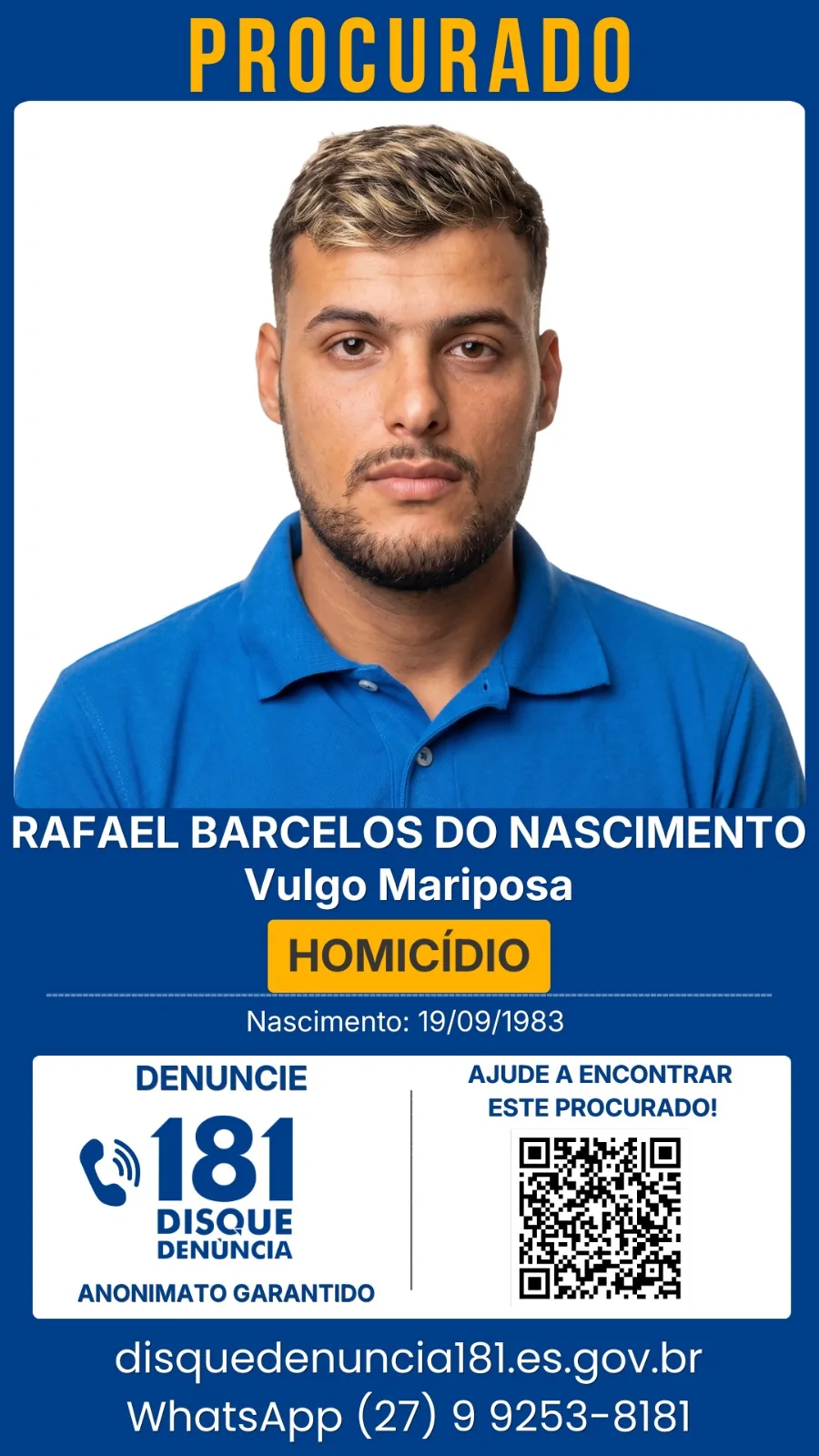 Grande Vitória tem 34 foragidos; veja como denunciar