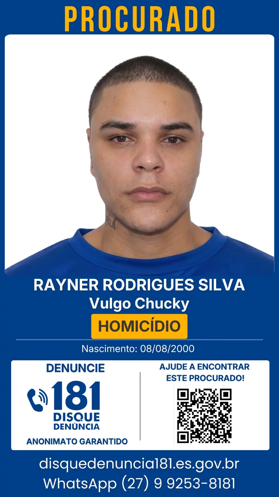Grande Vitória tem 34 foragidos; veja como denunciar