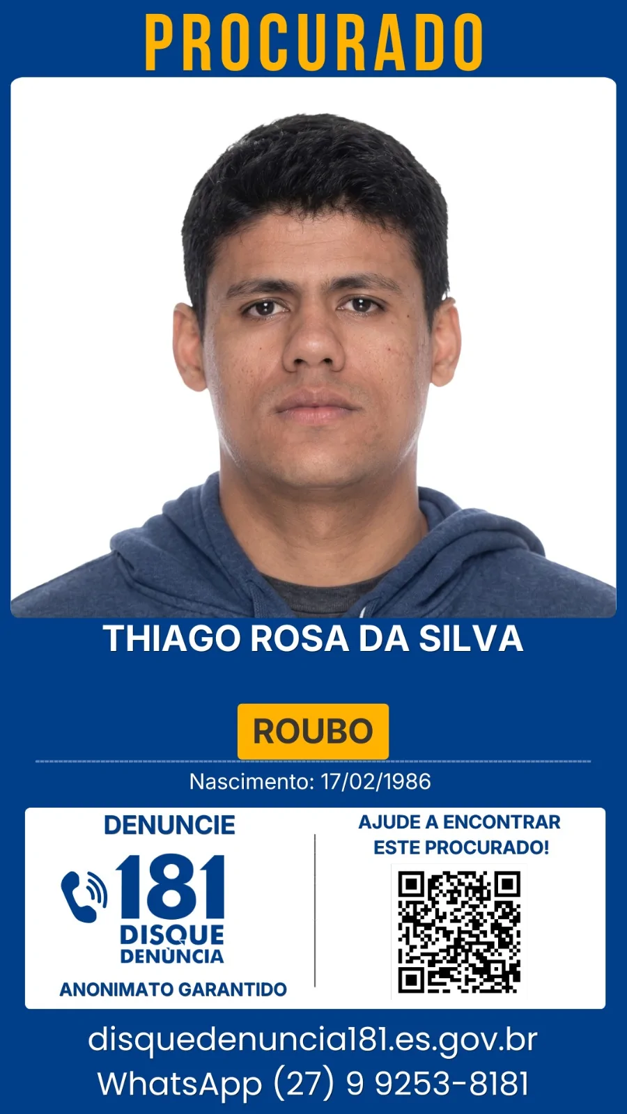 Grande Vitória tem 34 foragidos; veja como denunciar