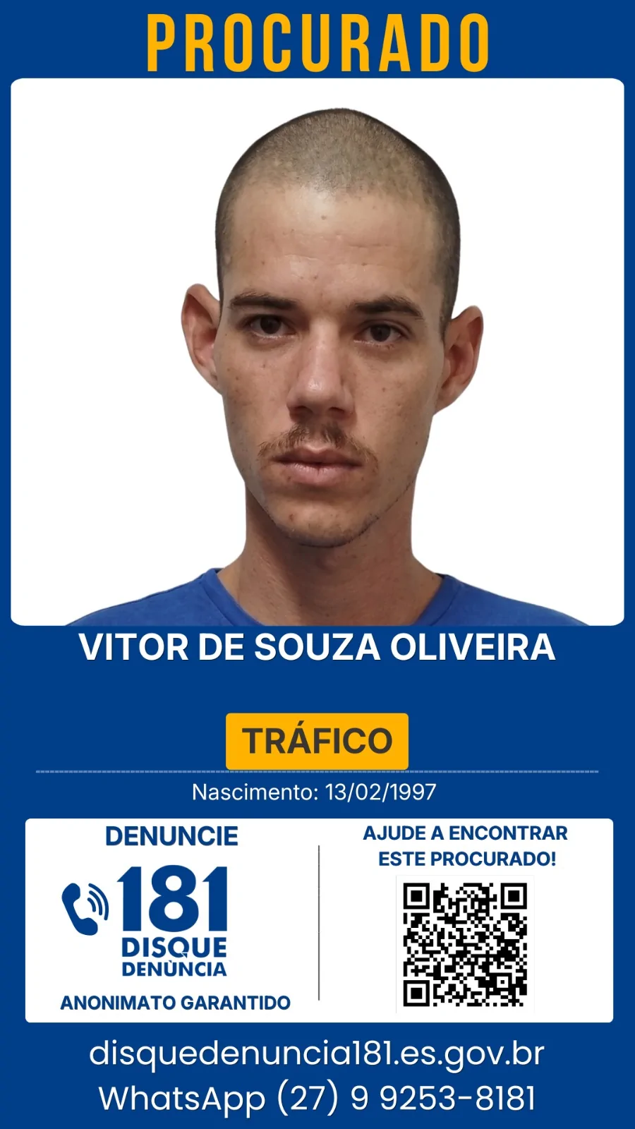 Grande Vitória tem 34 foragidos; veja como denunciar